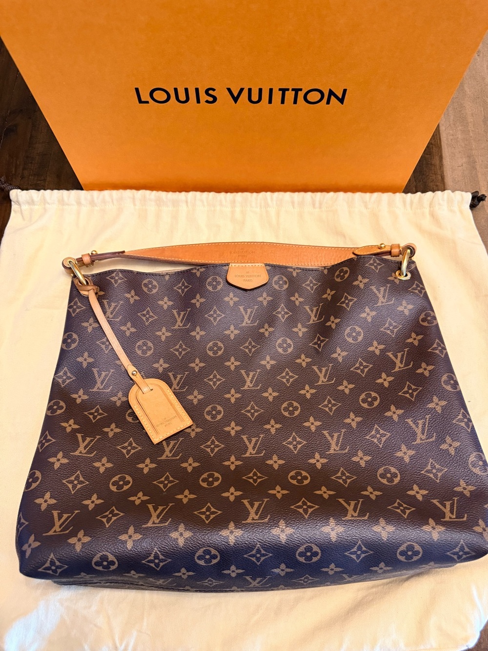Louis Vuitton Graceful PM Monogram Shoulder Bag - Picture 3 of 12